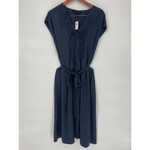 Banana Republic blue V-neck belted  Maxi Dress Size L